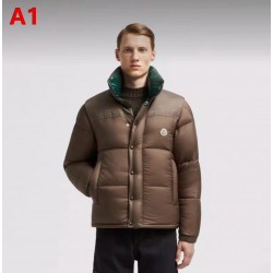 MONCLER 2-Way Detachable Sleeves Shiny Nylon Down Jacket & Vest Green 95% Duck Down Unisex 2026AW