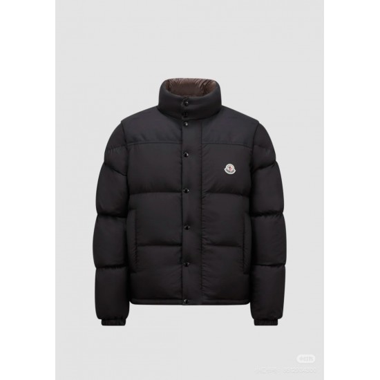 MONCLER 2-Way Detachable Sleeves Shiny Nylon Down Jacket & Vest Green 95% Duck Down Unisex 2026AW