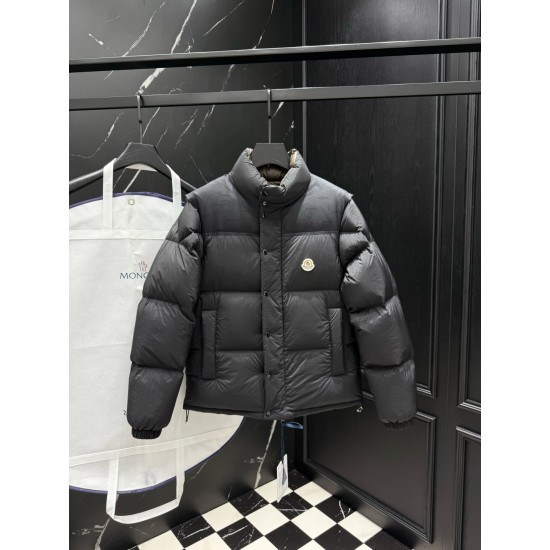 MONCLER 2-Way Detachable Sleeves Shiny Nylon Down Jacket & Vest Green 95% Duck Down Unisex 2026AW