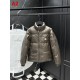 MONCLER 2-Way Detachable Sleeves Shiny Nylon Down Jacket & Vest Green 95% Duck Down Unisex 2026AW