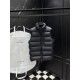MONCLER Stand Collar Matte Nylon Light Down Vest 95% Duck Down Unisex 2026AW