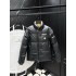 MONCLER 2-Way Detachable Sleeves Reversible Shiny Down Jacket & Vest Black 95% Duck Down Unisex 2026AW