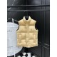 MONCLER 2-Way Detachable Sleeves Reversible Shiny Down Jacket & Vest Black 95% Duck Down Unisex 2026AW