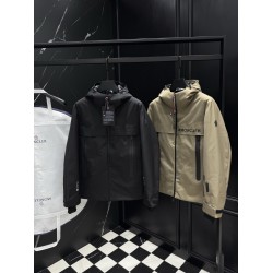 MONCLER Technical Waterproof Hooded Mountain Down Jacket 95% Duck Down Black Unisex 2026AW