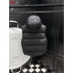 MONCLER Hooded Bicolor Puffer Down Vest 95% Duck Down White Black Unisex 2026AW