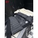 MONCLER Knit Hybrid Stand Collar Down Cardigan Jacket 90% Duck Down Black White Men 2026AW