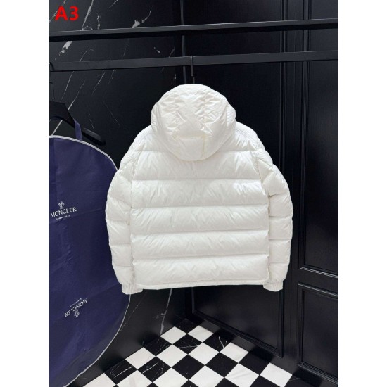 MONCLER MAYA Matte Nylon Detachable Hood Short Down Jacket 95% Duck Down 4 Colors Unisex 2026AW