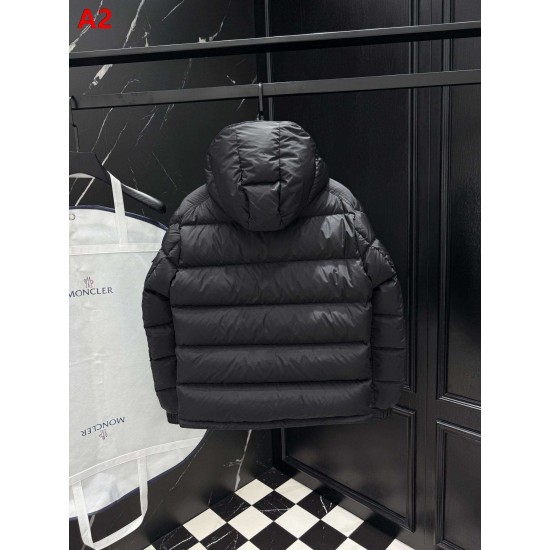 MONCLER MAYA Matte Nylon Detachable Hood Short Down Jacket 95% Duck Down 4 Colors Unisex 2026AW