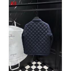 MONCLER Diamond Quilted Stand Collar Light Down Jacket 95% Goose Down 3 Colors Unisex 2026AW