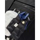 MONCLER SUMIDO Big Gold Logo Stand Collar Shiny Down Vest 90% Goose Down Black Unisex 2026AW