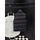 MONCLER SUMIDO Big Gold Logo Stand Collar Shiny Down Vest 90% Goose Down Black Unisex 2026AW