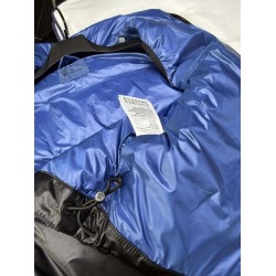 MONCLER SUMIDO Big Gold Logo Stand Collar Shiny Down Vest 90% Goose Down Black Unisex 2026AW