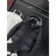 MONCLER GRENOBLE Technical Ski Hooded Short Down Jacket 95% Goose Down Black White Unisex 2026AW