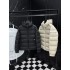 MONCLER Hooded Shiny Lacqué Short Down Jacket Sleeve Pocket Off-White 95% Duck Down Unisex 2026AW