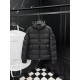 MONCLER Hooded Shiny Lacqué Short Down Jacket Sleeve Pocket Off-White 95% Duck Down Unisex 2026AW