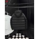 MONCLER Hooded Shiny Lacqué Short Down Jacket Sleeve Pocket Off-White 95% Duck Down Unisex 2026AW