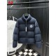 MONCLER × Palm Angels Cable Knit Stand Collar Puffer Down Jacket 95% Duck Down 4 Colors Unisex 2026AW