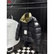 MONCLER × Palm Angels Cable Knit Stand Collar Puffer Down Jacket 95% Duck Down 4 Colors Unisex 2026AW