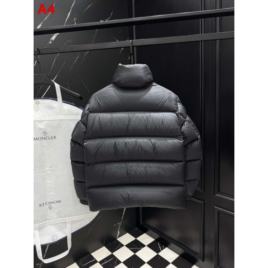 MONCLER × Palm Angels Cable Knit Stand Collar Puffer Down Jacket 95% Duck Down 4 Colors Unisex 2026AW