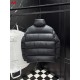 MONCLER × Palm Angels Cable Knit Stand Collar Puffer Down Jacket 95% Duck Down 4 Colors Unisex 2026AW