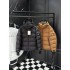 MONCLER GRENOBLE Matte Nylon Hooded Technical Ski Down Jacket 95% Duck Down Black Camel Unisex 2026AW