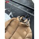 MONCLER GRENOBLE Matte Nylon Hooded Technical Ski Down Jacket 95% Duck Down Black Camel Unisex 2026AW