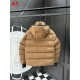 MONCLER GRENOBLE Matte Nylon Hooded Technical Ski Down Jacket 95% Duck Down Black Camel Unisex 2026AW
