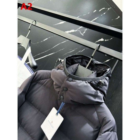 MONCLER GRENOBLE Matte Nylon Hooded Technical Ski Down Jacket 95% Duck Down Black Camel Unisex 2026AW