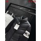 MONCLER Sleeve Stripe Knit Hybrid V-Quilted Stand Collar Down Jacket 95% Duck Down Black Unisex 2026AW