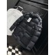 MONCLER Hooded Mid-Length Matte Nylon Down Parka Coat 95% Duck Down Black Unisex 2026AW