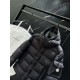 MONCLER Hooded Matte Nylon Puffer Down Jacket Sleeve Pocket 95% Duck Down Black Unisex 2026AW