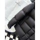 MONCLER Hooded Matte Nylon Puffer Down Jacket Sleeve Pocket 95% Duck Down Black Unisex 2026AW
