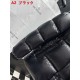 MONCLER Chenille Crest Embroidered Stand Collar Shiny Puffer Down Jacket 95% Duck Down Black Blue 2026AW