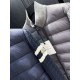 MONCLER Arm Stripe Knit Hybrid Stand Collar Down Jacket 95% Duck Down 3 Colors Unisex 2026AW