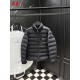 MONCLER Chest Zip Pocket Stand Collar Matte Lightweight Down Jacket 95% Duck Down 2 Colors Unisex 2026AW