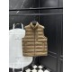MONCLER Chest Zip Pocket Stand Collar Matte Lightweight Down Vest 95% Duck Down 2 Colors Unisex 2026AW