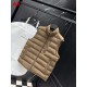 MONCLER Chest Zip Pocket Stand Collar Matte Lightweight Down Vest 95% Duck Down 2 Colors Unisex 2026AW
