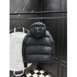 MONCLER GRENOBLE Chest Patch Pocket Hooded Technical Ski Down Jacket 95% Duck Down Black 2026AW