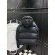 MONCLER GRENOBLE Chest Patch Pocket Hooded Technical Ski Down Jacket 95% Duck Down Black 2026AW