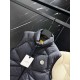 MONCLER Geometric Diamond Quilted Stand Collar Down Vest 95% Duck Down Black Ivory 2 Colors 2026AW