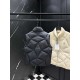 MONCLER Geometric Diamond Quilted Stand Collar Down Vest 95% Duck Down Black Ivory 2 Colors 2026AW