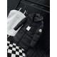 MONCLER Hooded Long Length Matte Nylon Down Coat 95% Duck Down Black Unisex 2026AW