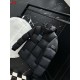LOUIS VUITTON Monogram Jacquard Yoke Hooded Puffer Down Jacket 95% Duck Down Black Navy Unisex 2026AW