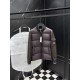MONCLER Sleeve Pocket Knit Hybrid Stand Collar Down Jacket 95% Duck Down Black Brown Unisex 2026AW
