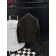 MONCLER Sleeve Pocket Knit Hybrid Stand Collar Down Jacket 95% Duck Down Black Brown Unisex 2026AW