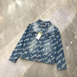 2022AW Denim Coat New Limited Edition Adults BALENCIAGA Balenciaga