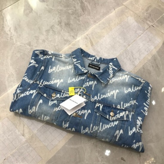 2022AW Denim Coat New Limited Edition Adults BALENCIAGA Balenciaga 2022AW Denim Coat New Limited Edition Adults BALENCIAGA Balenciaga