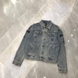 2022AW denim coat fashionable style CHROME HEARTS Chrome Hearts