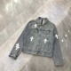2022AW Denim coat Those who want a classic CHROME HEARTS Chrome Hearts 2022AW Denim coat Those who want a classic CHROME HEARTS Chrome Hearts
