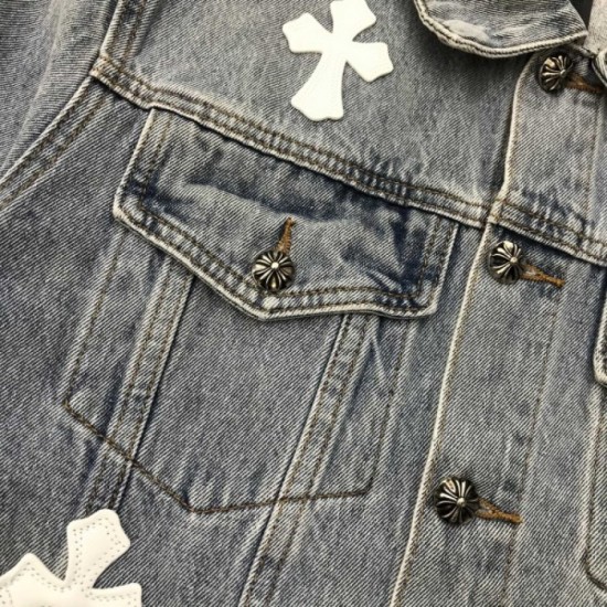 2022AW Denim coat Those who want a classic CHROME HEARTS Chrome Hearts 2022AW Denim coat Those who want a classic CHROME HEARTS Chrome Hearts